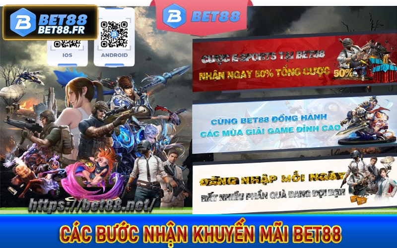 Các bước nhận khuyến mãi bet88 cực kỳ đơn giản