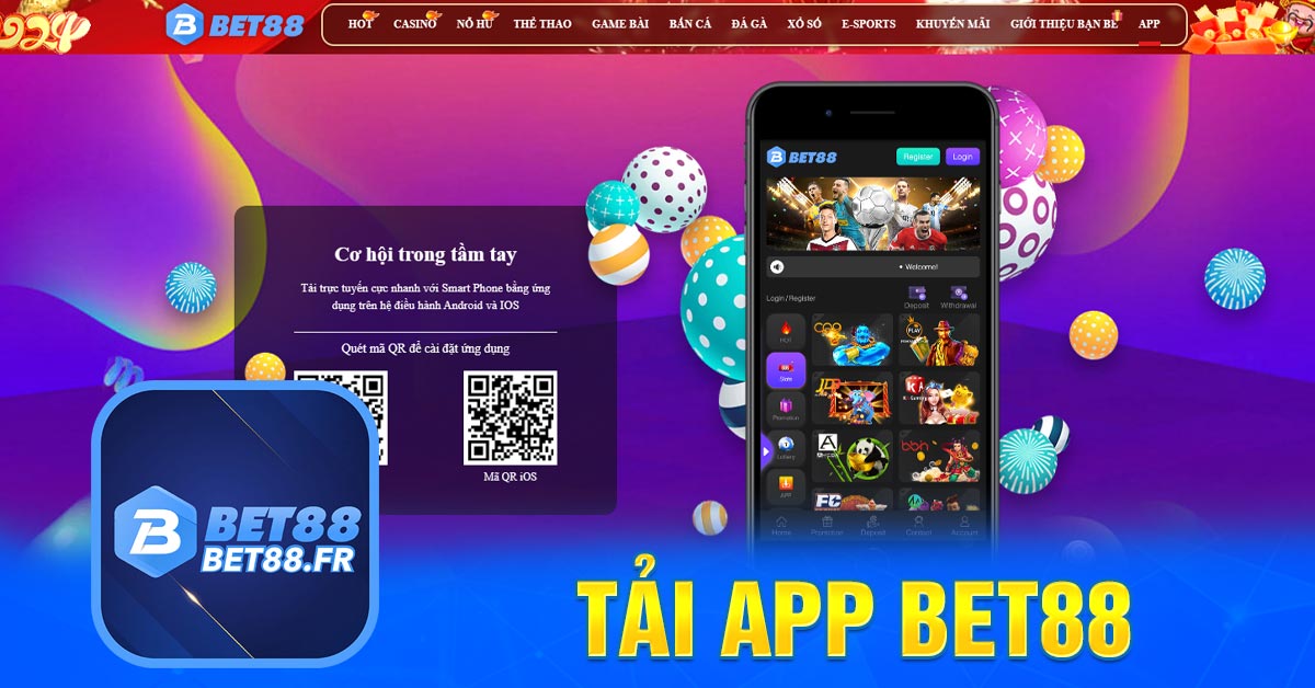 Hướng dẫn chi tiết cách tải ứng dụng Bet88 cá cược online trên điện thoại